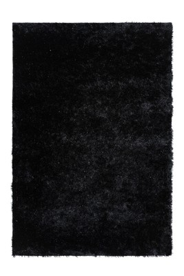 Lalee Ligne Twist Black szőnyeg - 80x150