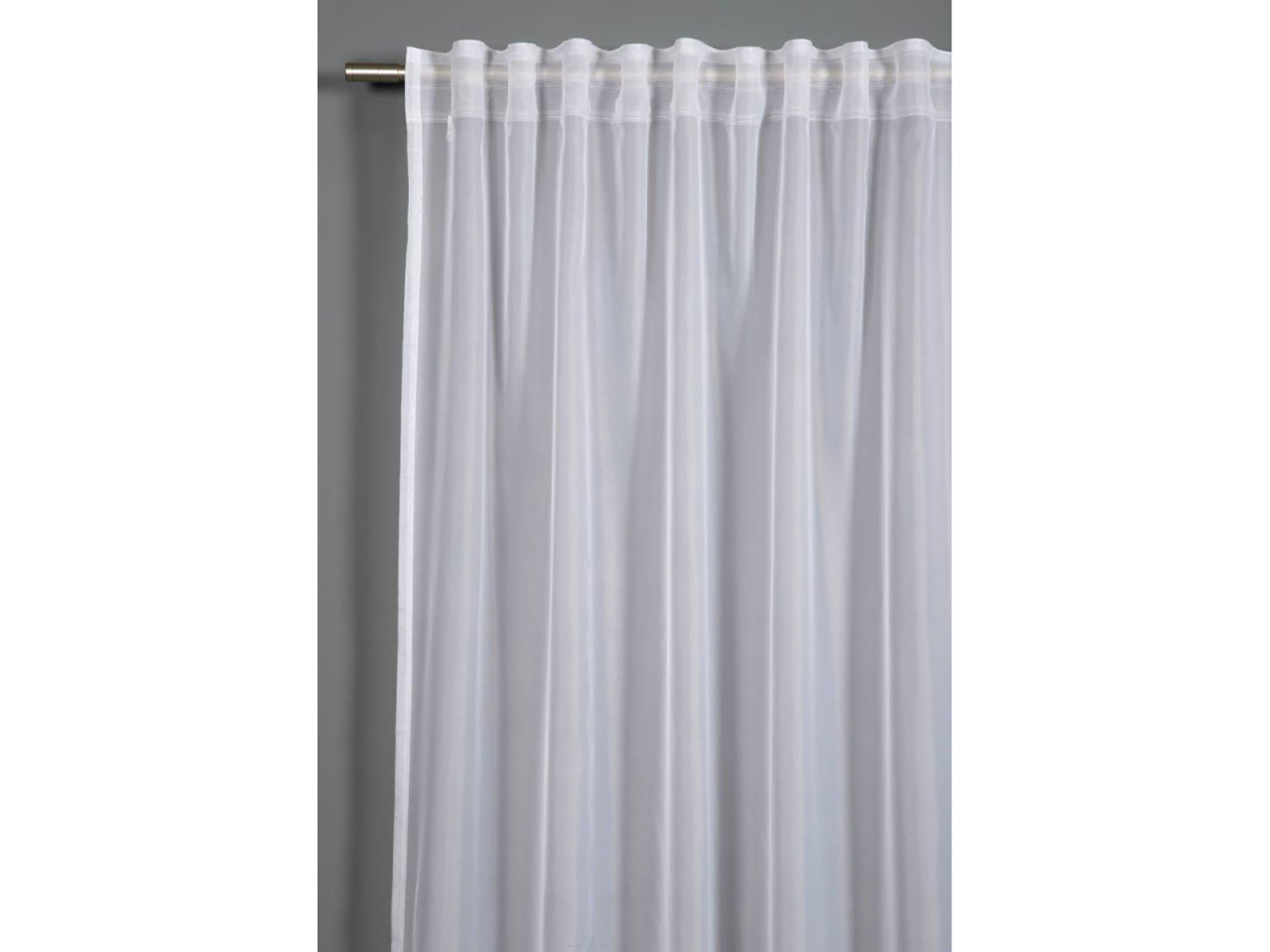 Gardinia Voile Fényáteresztős függöny fehér 600x175 cm