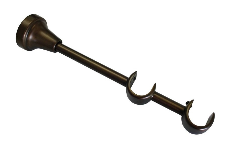 19mm Europa dupla tartókonzol nyitott 14+6cm, bronz  31156