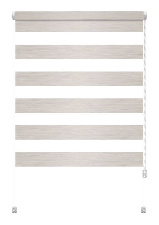 Mini Zebra silk sávroló oldalfeszítéssel 760 bézs 42,5x140 2022054