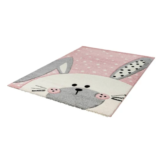 Amigo 324 pink gyerekszőnyeg nyuszi - 80x150