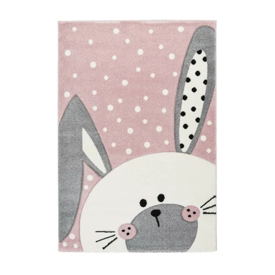 Amigo 324 pink gyerekszőnyeg nyuszi - 80x150